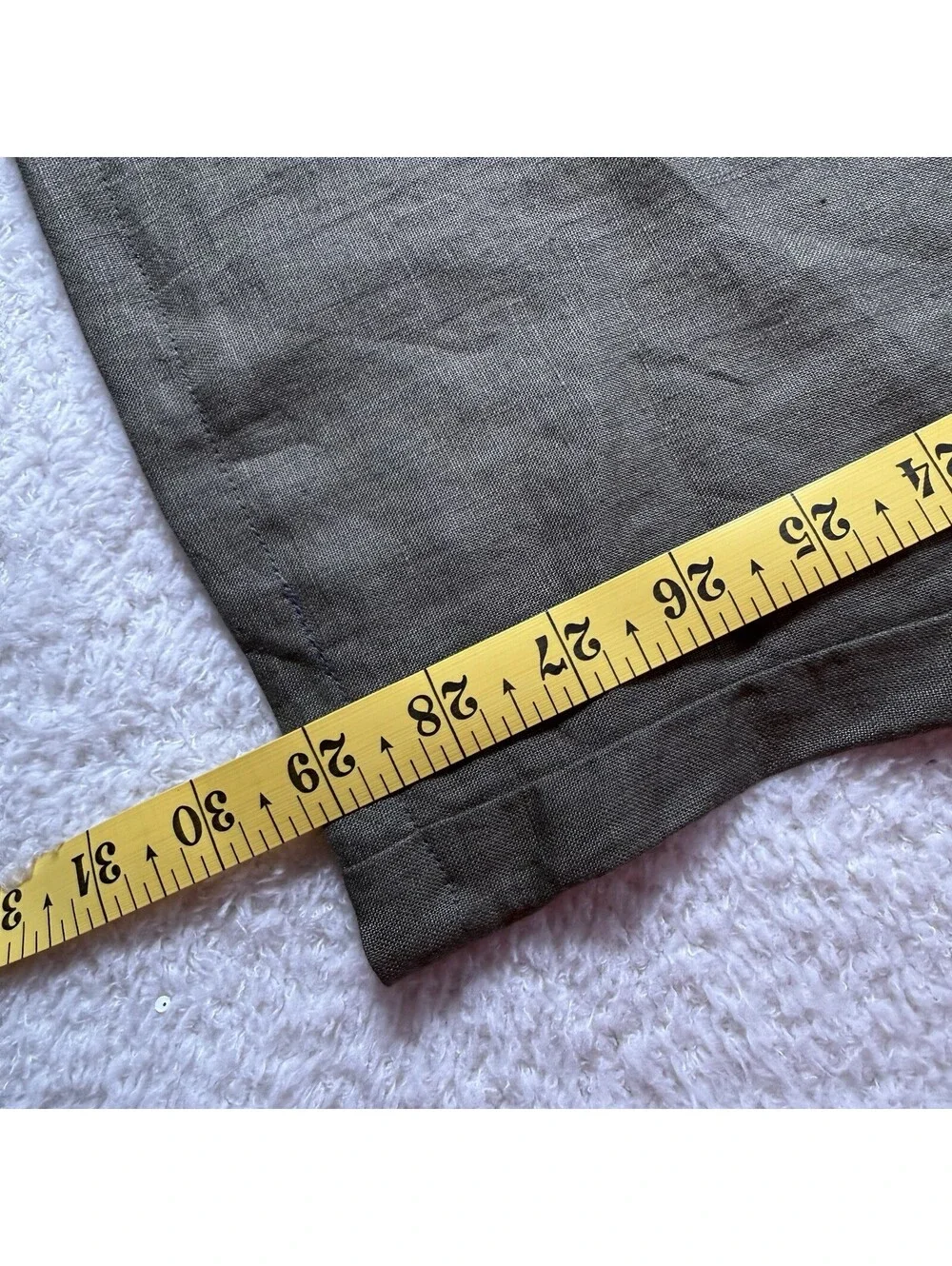 Quince 100% European Linen Pants Men’s M Bayberry Olive Elastic Waist